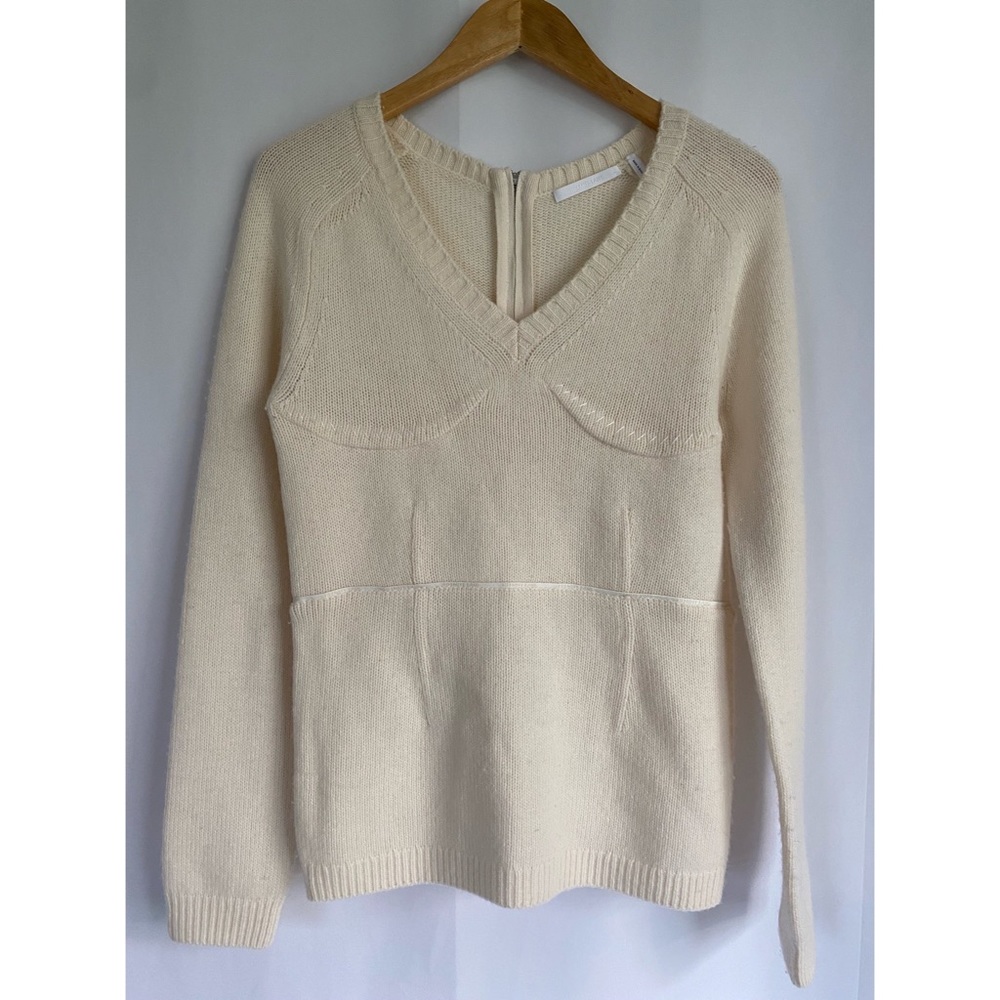 Helmut Lang Body Mapping Structured Wool Sweater … - image 2